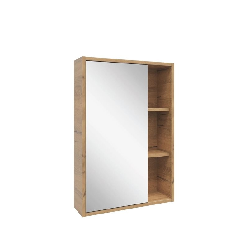 Мебель для ванной комнаты SanStar Diva 50 дуб вотан, графит софт, раковина Фостер 50