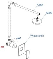 Душевой комплект Wasserkraft A84182