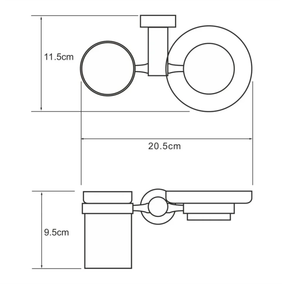 Набор Стакан Wasserkraft Donau K-9426 + Дозатор K-9499