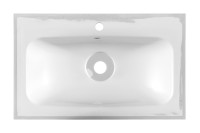 Тумба с раковиной Aquanet Арт 75 подвесная, маренго