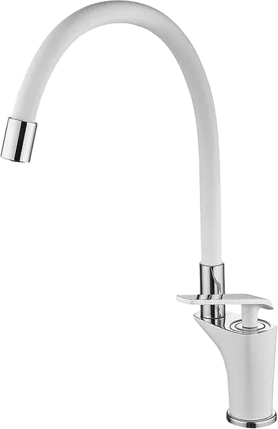 Смеситель для кухни Fashun A4081-8 белый, хром