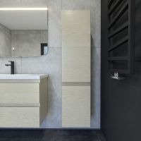 Шкаф-пенал для ванной Caprigo Forte 35 R беленый дуб Шкаф-пенал для ванной Caprigo Forte 35 R беленый дуб