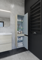 Шкаф-пенал для ванной Caprigo Forte 35 R беленый дуб Шкаф-пенал для ванной Caprigo Forte 35 R беленый дуб