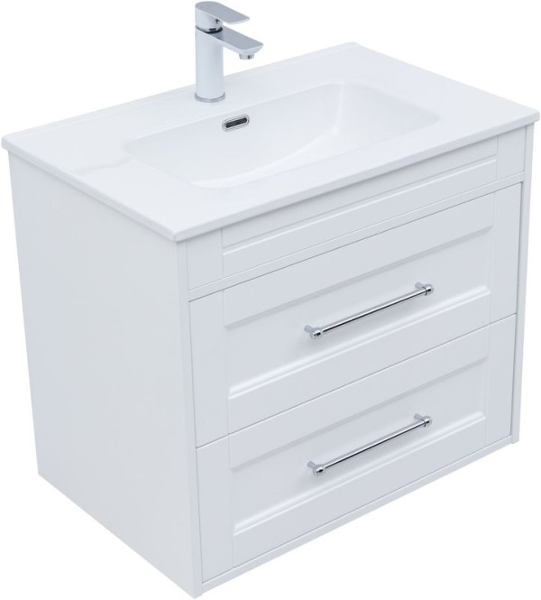 Тумба под раковину без столешницы Aquanet Бостон new 70 белый сатин