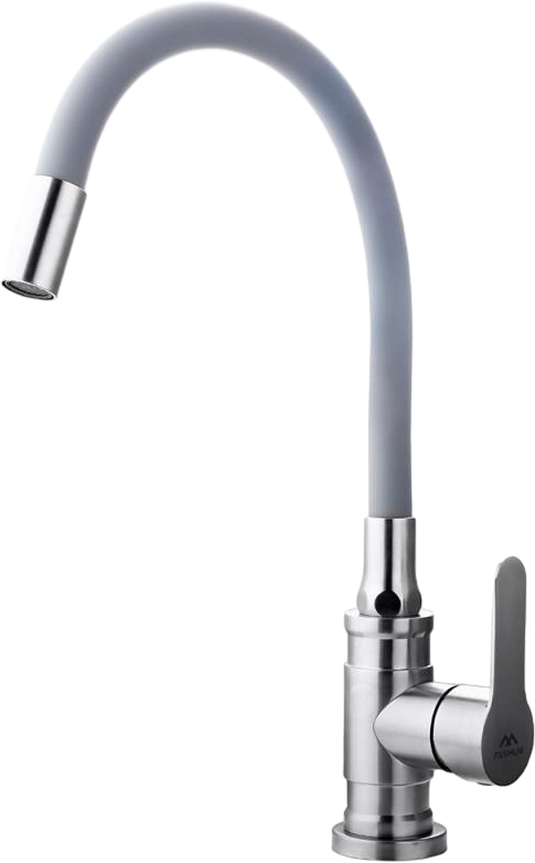 Смеситель для кухни Fashun A54401-12 сатин, серый