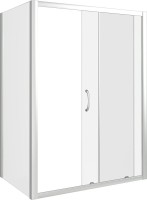 Душевой уголок Good Door Latte WTW+SP-C-WE 120x90 + очиститель для стекол