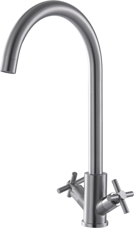 Смеситель для кухни Fashun A54028 сатин