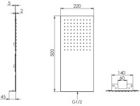Верхний душ Remer SS350UFX Верхний душ Remer SS350UFX