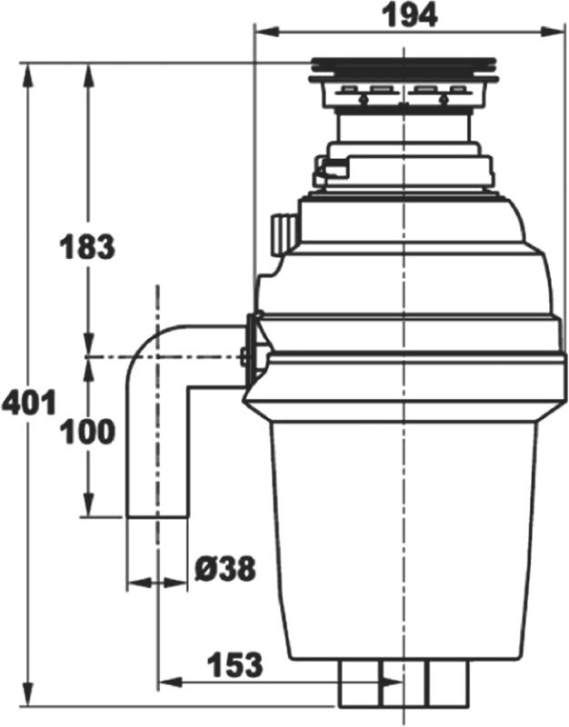 Комплект Мойка AQUATON Делия 78 шампань + Измельчитель Zorg ZR-75 D GRAFIT