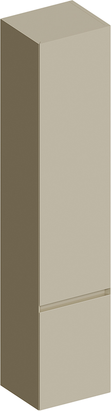 Шкаф пенал для ванной KERAMA MARAZZI Cubo 165 R лимо матовый