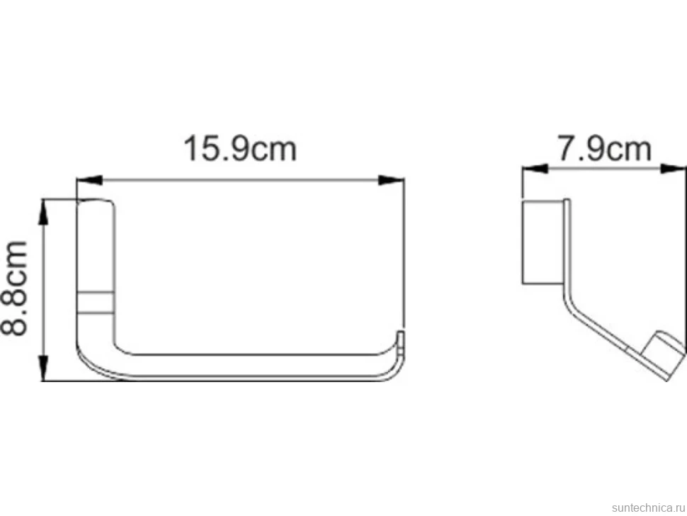 Набор Держатель Wasserkraft Sauer K-7996 + Ершик K-7927