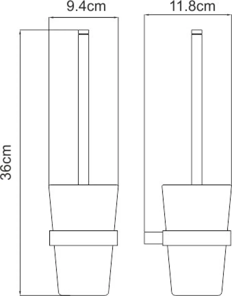 Набор Держатель Wasserkraft Sauer K-7996 + Ершик K-7927