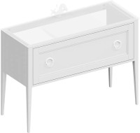 Тумба под раковину KERAMA MARAZZI Plaza Classic Neo 120 белая матовая