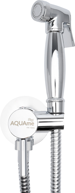 Гигиенический душ AQUAme AQM6010CR со смесителем, С ВНУТРЕННЕЙ ЧАСТЬЮ, хром