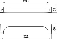 Поручень Keuco Edition 11 11107 латунь, цвет шлифованная латунь, настенный Поручень Keuco Edition 11 11107 латунь, цвет шлифованная латунь, настенный