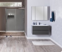 Мебель для ванной комнаты Aquanet Алвита 100 серый антрацит