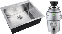 Комплект Мойка Zorg Inox R 5951 + Измельчитель Inox D