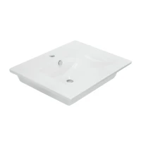 Тумба с раковиной SanStar Ориана 60 напольная, раковина Sanita luxe Quadro 60