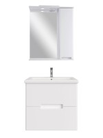 Мебель для ванной комнаты SanStar Ориана 50 подвесная, раковина Cersanit Como 50