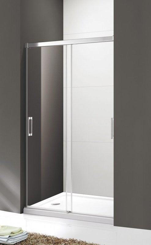 Душевая дверь в нишу Cezares Tandem Soft BF-2-120-C-Cr-IV стекло прозрачное