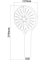 Душевая лейка BOND Circle B11-9700 хром