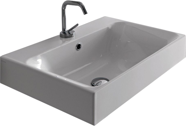 Накладная раковина Kerasan Cento 353201*1 70x45 см, белая