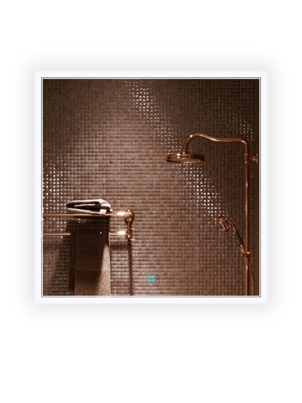 Зеркало Alavann Emma 80x80 с подсветкой, с антизапотеванием