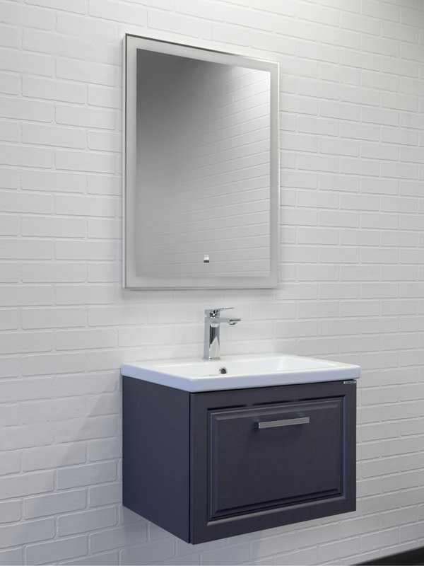 Мебель для ванной комнаты Comforty Бросно 60П подвесная, оружейная сталь