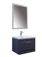 Мебель для ванной комнаты Comforty Бросно 60П подвесная, оружейная сталь