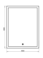 Мебель для ванной комнаты Comforty Бросно 60П подвесная, оружейная сталь