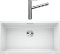 Комплект Мойка Blanco Subline 800-U белая + Смеситель Ambis Ambis 523118 Комплект Мойка Blanco Subline 800-U белая + Смеситель Ambis Ambis 523118