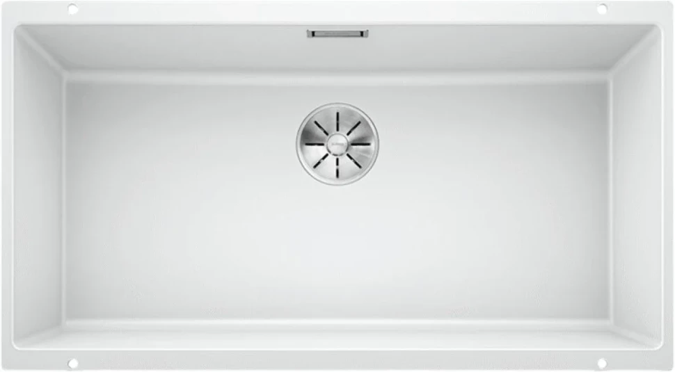 Комплект Мойка Blanco Subline 800-U белая + Смеситель Ambis Ambis 523118