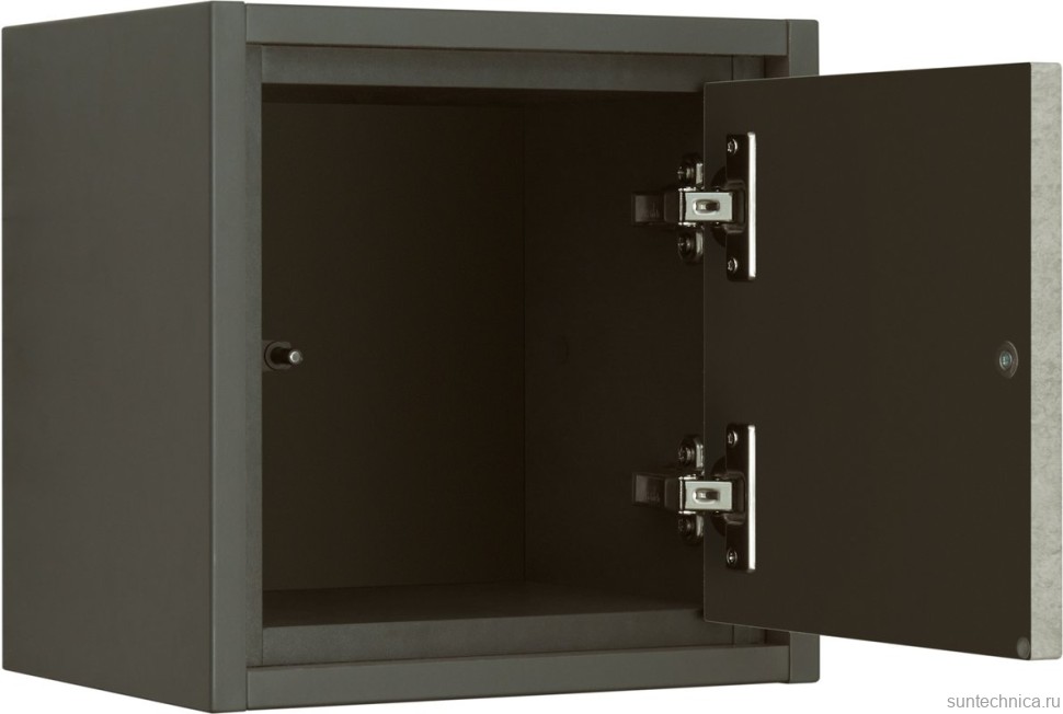 Шкаф в ванную AQUATON Уэльс подвесной, графит