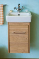 Мебель для ванной комнаты Sanflor Ларго 40, подвесная, вяз швейцарский