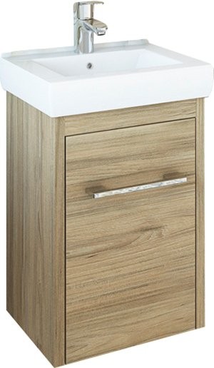 Мебель для ванной комнаты Sanflor Ларго 40, подвесная, вяз швейцарский