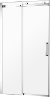 Душевая дверь в нишу AQUAme AQM4201F-12 120 см, профиль хром, стекло прозрачное