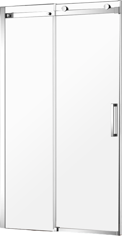 Душевая дверь в нишу AQUAme AQM4201F-12 120 см, профиль хром, стекло прозрачное