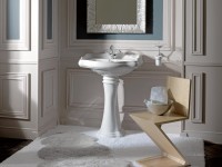 Раковина Kerasan Retro 104701 73 см, 1 отв, с пьедесталом