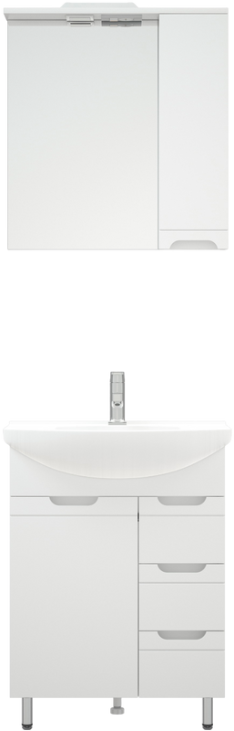 Мебель для ванной комнаты Corozo Лея 65 белая