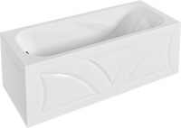 Акриловая ванна 1MarKa Classic 160x70 см, пристенная, белая, с каркасом