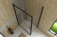 Душевой уголок Bravat Blackline 120х80х200