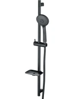 Душевой гарнитур AQUATEK AQ2011MB матовый черный Душевой гарнитур AQUATEK AQ2011MB матовый черный