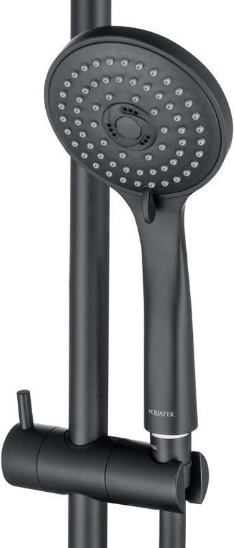 Душевой гарнитур AQUATEK AQ2011MB матовый черный