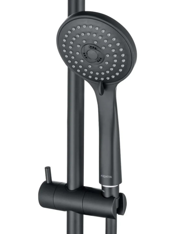 Душевой гарнитур AQUATEK AQ2011MB матовый черный
