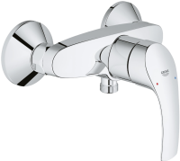 Душевой комплект Смеситель для душа Grohe Eurosmart New 33555002 + Стойка New Tempesta Cosmopolitan 27394002