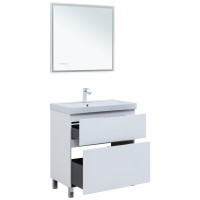 Тумба под раковину Aquanet Алвита New 80 напольная, белый матовый Тумба под раковину Aquanet Алвита New 80 напольная, белый матовый