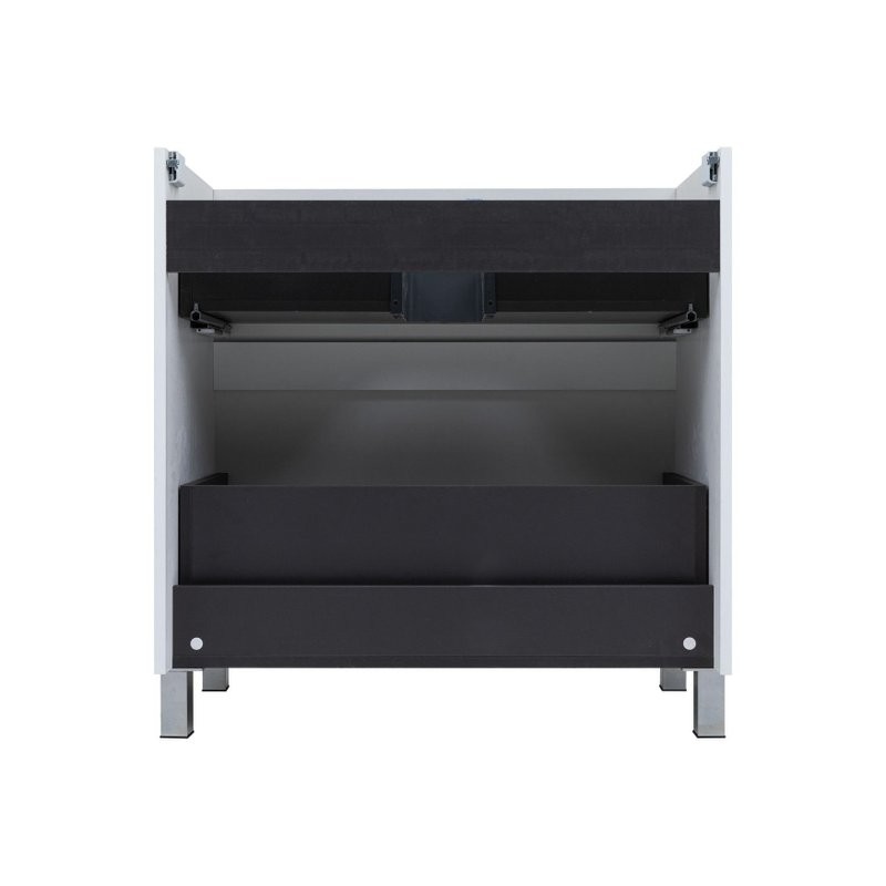 Тумба под раковину Aquanet Алвита New 80 напольная, белый матовый