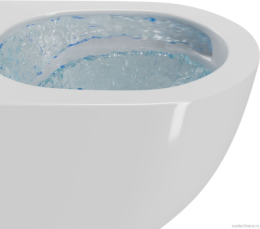 Комплект Унитаз подвесной Bauedge Bau Dream Hurricane-2 безободковый, с микролифтом, белый + Инсталляция VitrA V-Fix Core 732-5800-01PV + Кнопка Root Round 740-2211 черная матовая