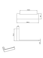 Держатель для туалетной бумаги AltroBagno Aperto 080906 Cr хром Держатель для туалетной бумаги AltroBagno Aperto 080906 Cr хром