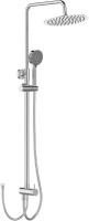Душевой комплект Термостат BelBagno Ancona ANCONA-VASM-CRM + Стойка ANCONA-DOC2FD-CRM
